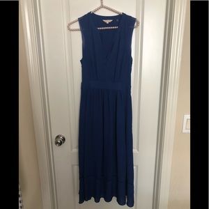 rebecca taylor blue sleeveless dress Sz.2